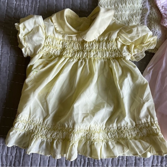 Nannette and Various Brands Vintage lot of two dresses sweater - Yellow and Pink - Picture 4 of 16